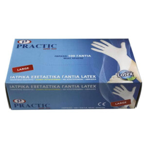 Латексови ръкавици PRACTIC Medical без пудра krasivabg