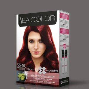 55-46 Боя за коса 55.46 амазонско-червено krasivabg