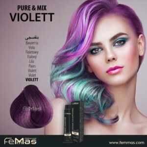 Боя за коса pure&mix violett krasivabg